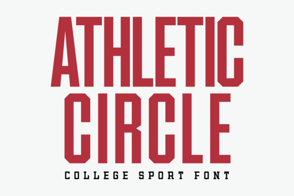 Athletic Circle: The Condensed Sport Font for Impactful Design