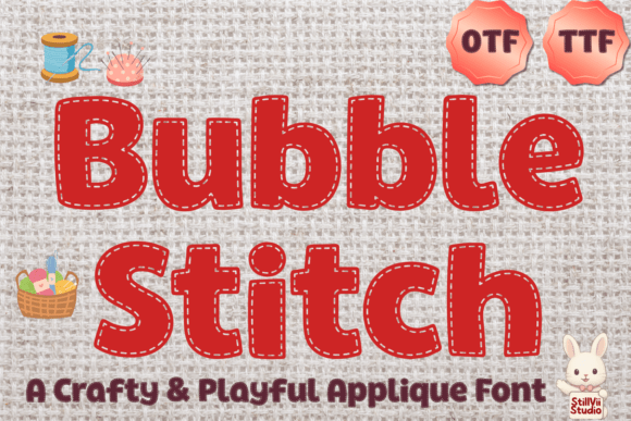 Bubble Stitch: A Handcrafted Font for Cozy Designs