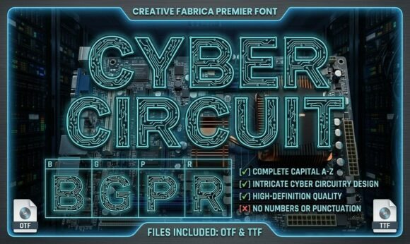 Cyber Circuit: Where Futuristic Tech Meets Bold Design