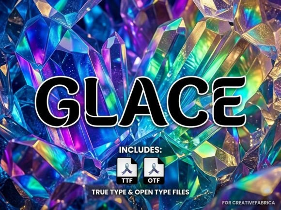 Glace: A Decorative Font for Headlines That Command Attention