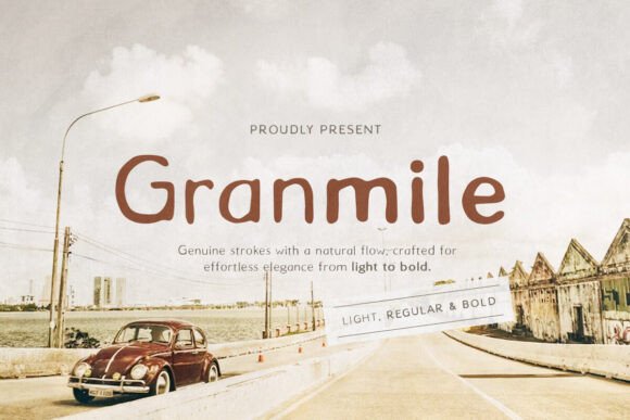 Granmile: The Handwritten Sans Serif for Modern Branding
