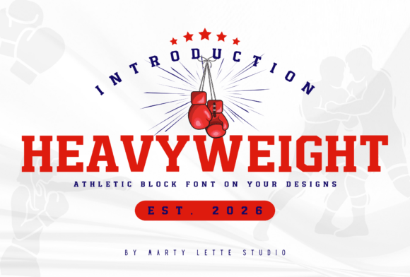 Heavyweight: The Athletic Block Font for Powerful Designs