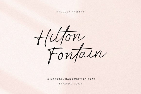 Hilton Fontain: The Modern Handwriting Font for Elegant Design