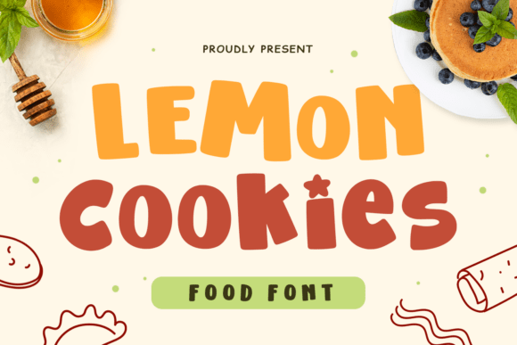 Lemon Cookies: A Sweet Typeface for Playful Design