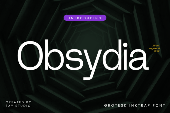 Obsydia: The Modern Grotesk for High-Impact Design