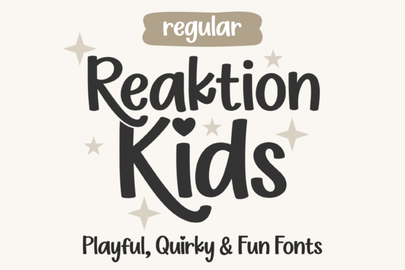 Reaktion Kids Regular: A Font That Brings Joy to Design