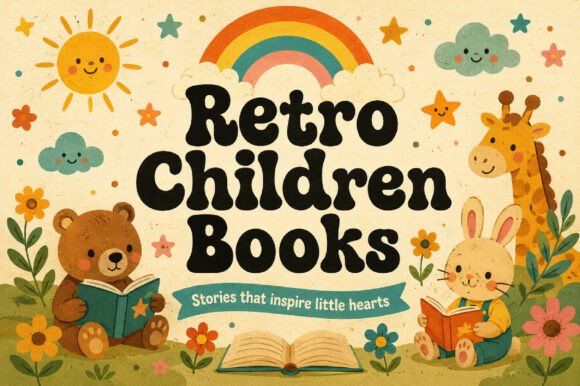 Retro Children Books: A Typeface That Feels Like a Bedtime Story