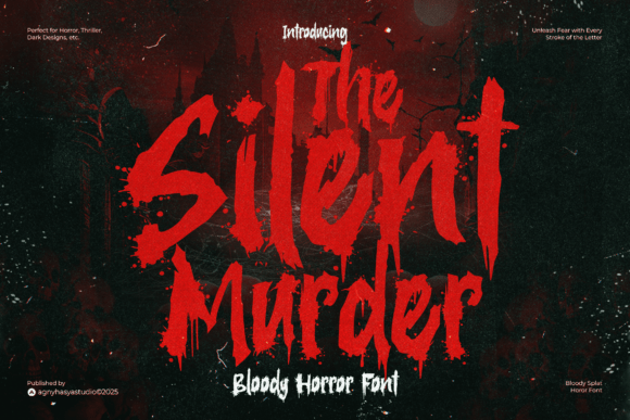 The Silent Murder: When Horror Typography Cuts Deep
