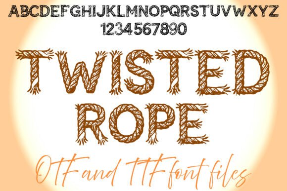 Twisted Rope Font: Authentic Western & Nautical Branding