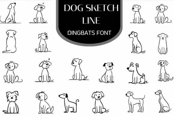 Unleash Creativity: The Dog Sketch Line Collection